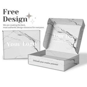 Caja de Envío Postal de Cartón Corrugado con Cierre de Oreja y Logotipo Personalizado Impreso - Product Image 3