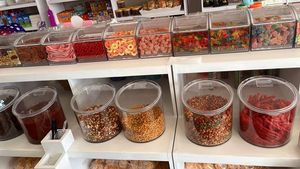 Hộp đựng thực phẩm dạng tròn ECOBOX, hộp đựng gia vị, kẹo, hộp đựng thực phẩm khô, hộp đựng thực phẩm số lượng lớn kín khí dành cho cửa hàng - Product Image 4