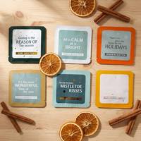 Calendrier de l'Avent Thé de Noël 24 Jours – Coffret Cadeau Compte à Rebours des Fêtes – Sachets de Thé Personnalisés en Forme Spécifique – PLA Non Tissé – Vente en Gros Usine