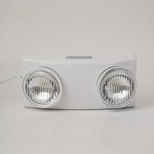 Luz LED de Emergencia para Interiores de Doble Cabezal, Funciona con Batería de Litio de 5W, ABS Blanco, <span class=keywords><strong>Salida</strong></span> de Emergencia, 220V, 3 Horas - Product Image 1