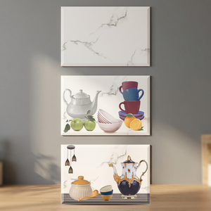 Carrelage mural en céramique marron design pour cuisine 300x450mm, simple et antique, exportateur de carrelage mural en céramique numérique émaillé 30x45cm 12x18 - Product Image 3