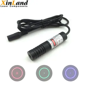 DOE Laser Module 650 520 450nm Various Lens Angles Small Circle with Center Point Red Green Blue Laser