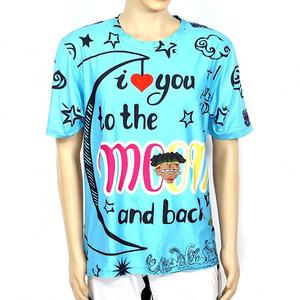 Logotipo personalizado de alta calidad, camiseta de peso pesado con estampado completo, camisetas personalizadas con campaña de logotipo de impresión 3D - Product Image 5