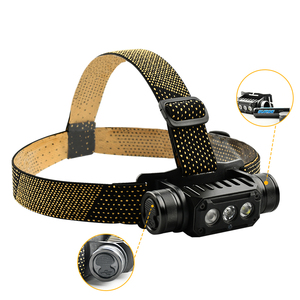 Bán buôn độ sáng cao COB đèn pha chức năng cảm biến có thể sạc lại đầu Torch không thấm nước LED đầu đèn lồng cho cắm trại chạy - Product Image 2