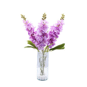 Fait à la main Real Touch Latex Artificiel Delphinium Ajacis <span class=keywords><strong>Jacinthe</strong></span> Rose Blanc Fleur <span class=keywords><strong>De</strong></span> Mariage pour Graduation Maison <span class=keywords><strong>Table</strong></span> <span class=keywords><strong>Centre</strong></span> <span class=keywords><strong>De</strong></span> <span class=keywords><strong>Table</strong></span> - Product Image 1