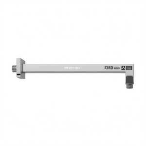 Brazo de ducha cuadrado de 350 mm de longitud para instalación de cabezal de ducha - Product Image 3