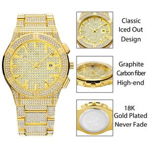 Reloj de Diamantes para Hombre, Nuevo Modelo 2022, Diseño Clásico y Elegante, Relojes de Pulsera Chinos de Alta Calidad, Resistentes al Agua, Relojes de Lujo - Product Image 2