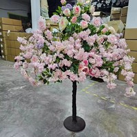EG-V281 neues Design Luxus Hochzeits dekoration Mittelstücke für 15 Jahre rosa Blumen baum Mittelstücke für Hochzeits tisch
