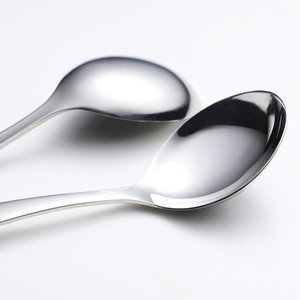 304 Stainless Steel Deepened and Thickened <b>Round</b> Bottom Curved Handle Soup Spoon 088 Popular <b>Round</b> Head Dessert Spoon for - Product Image 2