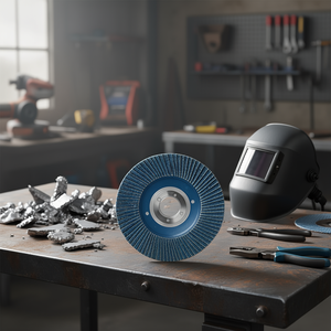 Disque à lamelles professionnel Fervi 115 mm sans fer pour ponçage du métal - Product Image 2