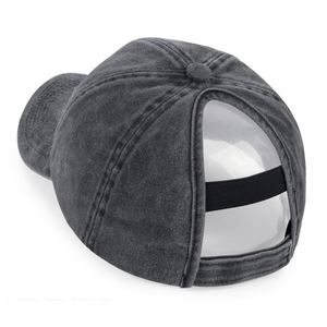 Wholesale High Quality Cotton Women's 6 Panel High Ponytail Baseball Cap Ponytail Hats - Product Image 4
