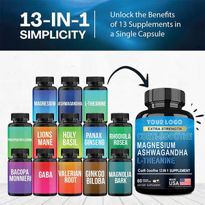 Integratori di Cortisolo in Capsule con Glicina, Magnesio e <span class=keywords><strong>L</strong></span>-teanina per <span class=keywords><strong>l</strong></span>'Equilibrio Ormonale - Supporto per Emozioni, Relax, Concentrazione e Sonno - Product Image 4