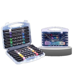 Juego de Marcadores Artísticos de 96 Colores, Rotuladores de Doble Punta con Purpurina para Niños, Suministros de Dibujo y Colorear, Caja de Regalo - Product Image 3