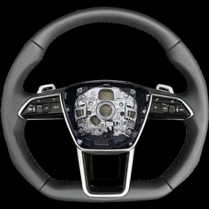 Volante de Fibra de Carbono Forjado con LED para <span class=keywords><strong>Interior</strong></span> de Automóvil, para <span class=keywords><strong>Audi</strong></span> RS RS3 RS7 R8 RS8 A3 A4 A5 A7 <span class=keywords><strong>B7</strong></span> Q7 Q8 Sq8 S6 S7 - Product Image 6