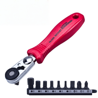 ANEX No.525-28B Jeu de tournevis à cliquet et de douilles 52-en-1 Fabriqué au Japon Kit d'outils de précision