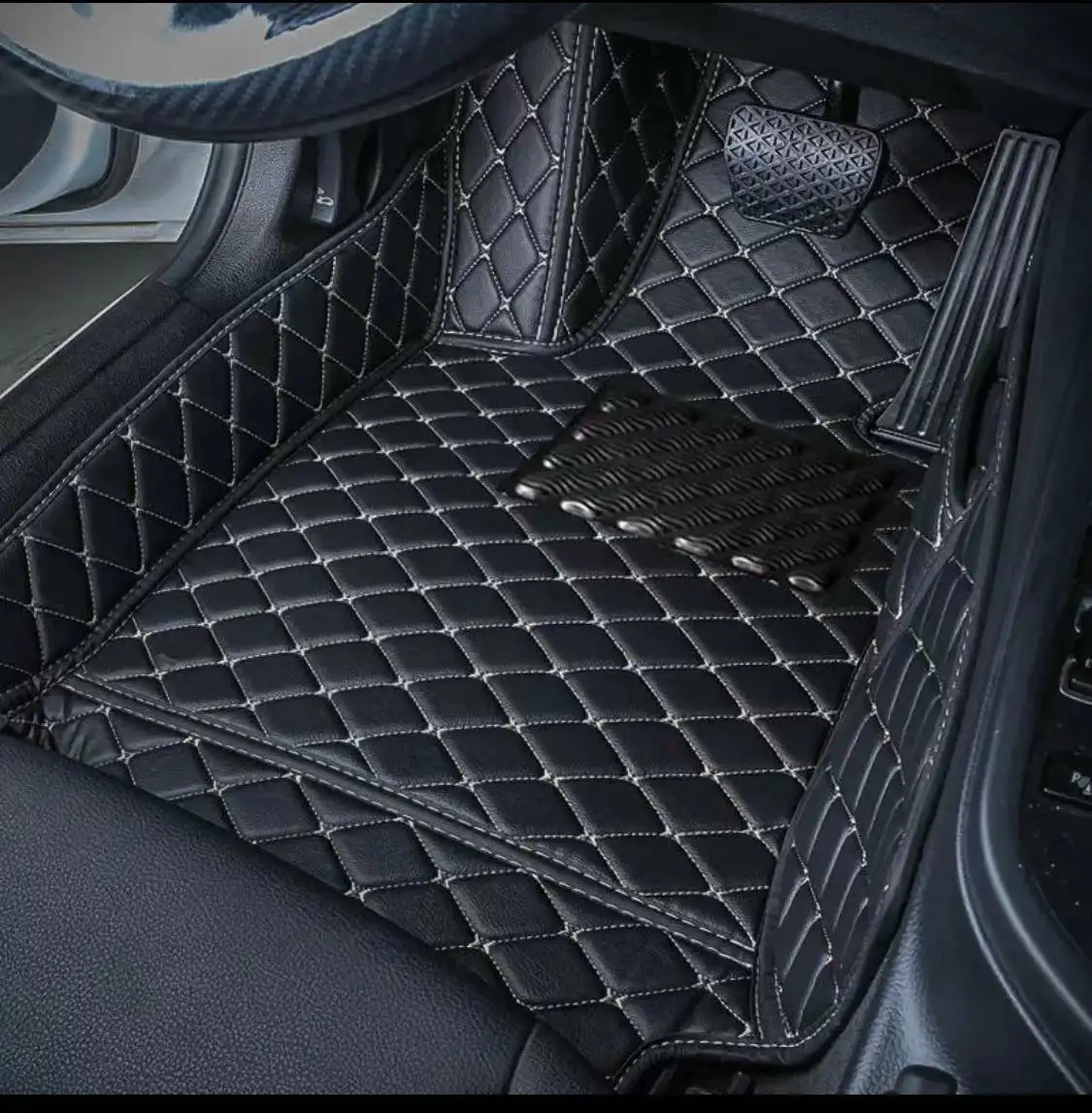 Wholesales Auto Leather Floor Mats Luxury Interior Accessories Car Mat For Zener Diode