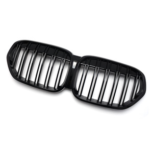 Parrilla Delantera para BMW X1 F48 F49, Negro Brillante, Doble Línea, Integrada, Plástico ABS, para Mejora o Reequipamiento - Product Image 1