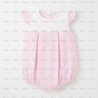 Combinaison à bulles pour bébé de Pâques, printemps-été, vente en gros, combinaisons pour petites filles, tenue assortie pour frères et sœurs, vêtements pour nouveau-nés