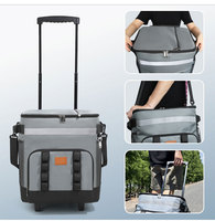 Sac isotherme à roulettes 40L 60QT 48H chariot de rétention de glace transporteur de nourriture pour camping traiteur vente en gros