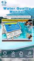 Moniteur de qualité de l'eau de piscine, contrôleur automatique de qualité de l'eau PH ORP pour le traitement de l'eau des piscines et des spas