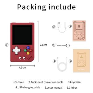 Consola de Juegos Retro Portátil <span class=keywords><strong>Rg</strong></span> Mini, Reproductor Multimedia de Música - Product Image 1