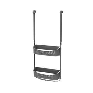 三层大容量金属淋浴罐，带皂液器双层，用于高效的浴室组织 - Product Image 3