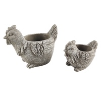 Nouvelle conception de pot de fleurs en forme d'animal mignon du fournisseur chinois, jardinière en ciment pour balcon, catégorie des pots