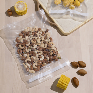 Bolsas de embalaje de sellado al vacío de congelador en relieve de alimentos <span class=keywords><strong>más</strong></span> grandes impresas personalizadas para carne - Product Image 5