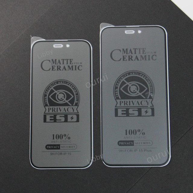 Hot Sell ESD Privacy Matte Ceramic Film Screen Protector for samsung A22 A05s Anti Static Protective Film for iphone 15 Pro Max