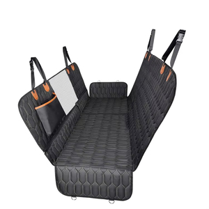 Housse de <span class=keywords><strong>siège</strong></span> <span class=keywords><strong>avant</strong></span> pour animaux de compagnie Qbellpet remplaçable 4 en 1, anti-griffures, antidérapante, pour voitures, camions, SUV - Product Image 1