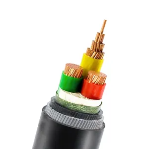 Meilleure qualité fil d'alimentation en cuivre PVC XLPE isolé 3 noyaux 185mm2 câble d'alimentation souterrain