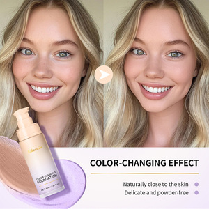 Fond <span class=keywords><strong>de</strong></span> teint liquide changeant <span class=keywords><strong>de</strong></span> couleur Lakerain Magic, correcteur 2 en 1, haute couvrance, hydratant, léger, longue tenue, base <span class=keywords><strong>de</strong></span> maquillage - Product Image 6