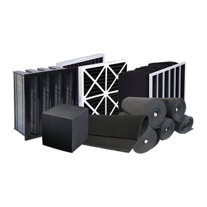 Filtres CVC 10-60PPI <span class=keywords><strong>Filtre</strong></span> en mousse de charbon actif <span class=keywords><strong>Filtre</strong></span> <span class=keywords><strong>à</strong></span> air en polyester Éponge avec une efficacité de 40-90% pour la filtration d'air industrielle - Product Image 6