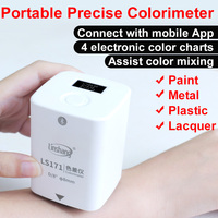 LS171 D/8 pembaca warna multifungsi, Colormeter aplikasi seluler Colorimeter Digital untuk plastik