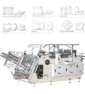 Forbona Giấy hộp bánh sandwich thiết bị sản xuất thực phẩm Máy carton máy sản xuất