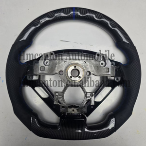 Nouveaux produits : Volant en cuir perforé en fibre de carbone compatible avec les voitures Infiniti G27 G37 - Product Image 3