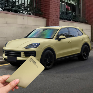 Pellicola Protettiva TPU PPF Opaca di Lusso AMG Giallo Deserto con <span class=keywords><strong>Film</strong></span> Altamente Elastico Giallo-Verde per Curve Complesse - Product Image 1