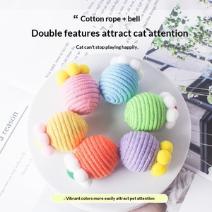 Juguete para Mascotas Resistente a Mordeduras, Divertido para Gatos, Alivia el Aburrimiento, Interactivo, con Piedra Sonora - Product Image 3