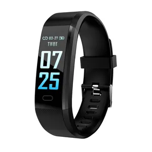 115加智能手表佩戴Os Android最新2021女性男士运动手镯腕带防水无线廉价手表