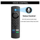 L5B83G Télécommande vocale étanche à code fixe pour Fire TV Stick 2nd/3rd Gen 4K avec batterie AAA portée de 10m
