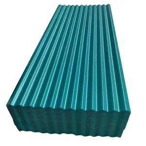 Baja atap warna Ppgi dilapisi bergelombang lembar atap dicat logam