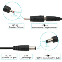 Kabel Step-Up XL USB 5V 9V/12V Konduktor Tembaga Murni Konektor 5.5x2.1mm 1M Selubung PVC 12 Bulan Garansi Pengisian Daya Router/Lampu/Kipas