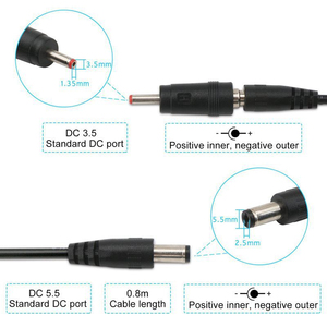 USB Boost <strong>Cable</strong> 5V to DC9V/12V Boost Converter Multi-Head <strong>Router</strong> Multi-Functional Boost <strong>Cable</strong> with 5.5*2.1mm 5.5*3.5mm Connector - Product Image 3