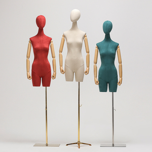 Maniquí de Medio Cuerpo Femenino para Exhibición de Vestidos, Lavable, Color Personalizable, para Uso en Tiendas - Product Image 2