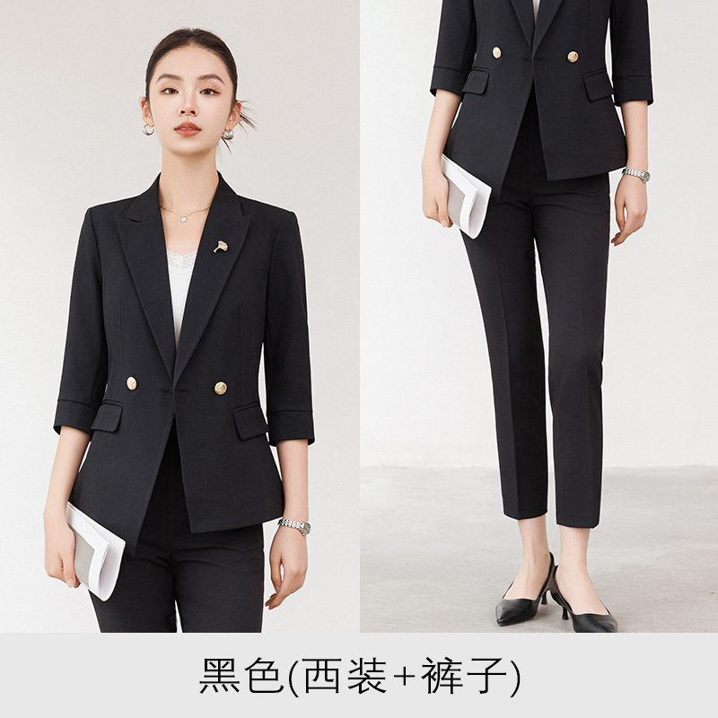 Black suit pants