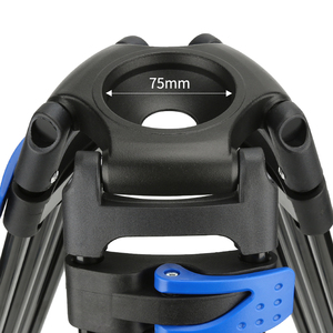 Trépied vidéo professionnel en aluminium robuste SHIHONG, capacité de charge de <span class=keywords><strong>6</strong></span> kg, hauteur maximale de 180 cm, longueur pliée de 85 cm, verrouillage à bascule, portable - Product Image 5