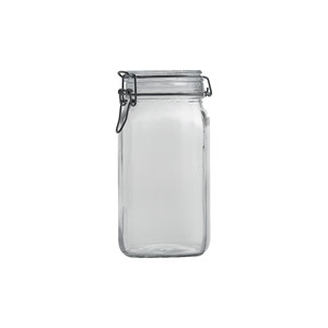 Fido Tarro de Vidrio 1.5 L H 22 cm Ø 10 cm con Tapa Hermética Bormioli Rocco - Product Image 1