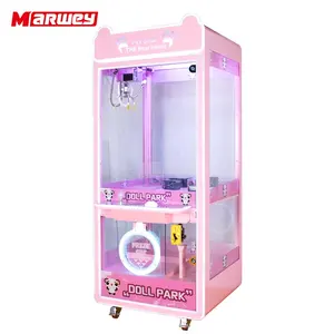 Wholesale Cheap Commercial Custom Token Operated Plush Toys Prize Gift Claw Machine Arcade Game Toy Crane Claw Machine
