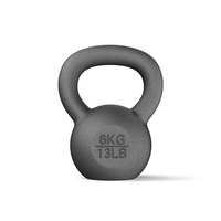 Kettlebell réglable en fonte avec revêtement en poudre pour la musculation à domicile, l'entraînement de force et le CrossFit