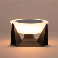 Lámpara Solar de Jardín LED de 3W con Clasificación IP65, Impermeable, para Postes y Cercas Exteriores